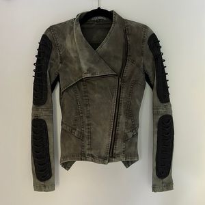 Army Green Moto Jacket size small